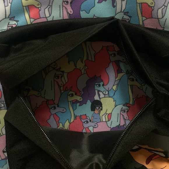 NEW Bob’s Burgers Tina Backpack/Tina Belcher Unicorn Backpack - Picture 4 of 8